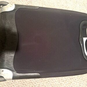 Tumi Black Hard Soft Shell Carey on luggage